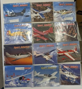Lot ( 12 ) 1995 Vintage Sport Aviation Airplane Flying Magazine *Full Year* - Picture 1 of 1