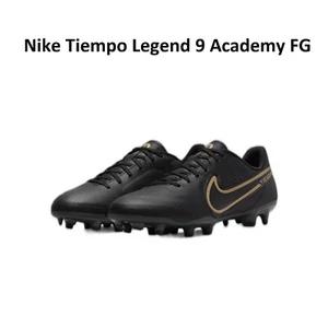 Nike Tiempo Legend 9 Academy FG Black Soccer Cleats Men s Size 7 US - Picture 1 of 10