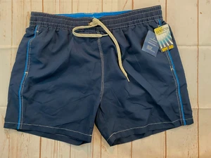 Lanesboro Herren Neu mit Etikett blau solide Badehose UPF 50 Boardshorts XL Netzfutter - Bild 1 von 4