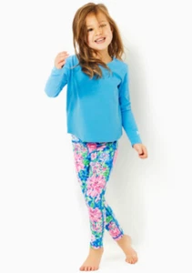 NWT LILLY PULITZER SIZE MEDIUM MINI WEEKENDER LEGGING *SPRING IN YOUR STEP*MULTI - Picture 1 of 4