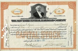 New York Central Railroad Company 2 shares common  - Imagen 1 de 3