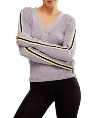 Free People Women's Size L - Movement Recovery Layer Shirt Trailblazer Combo - Image 1 of 4