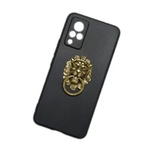 Cover For Vivo V21 4G / 5G 3D Lion Head Finger Ring Stand Holder Soft TPU Case - Picture 1 of 4