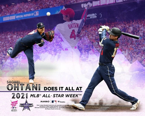 Shohei Ohtani Los Angeles Angels Unsigned 2021 All-Star Week Photo Cover
