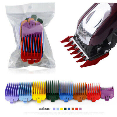 8PCS Cut Hair Clipper Guides Guards Premium Limit Combs Set For Wahl Attachment • 8.29€