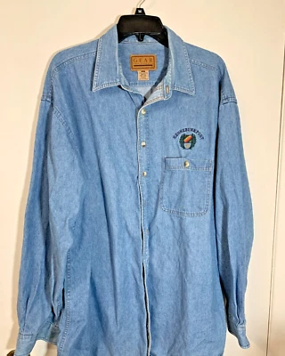 Gear for Sports Blue Denim Kennebunkport Embroidered Mens Shirt Size XXL - Image 1 of 4