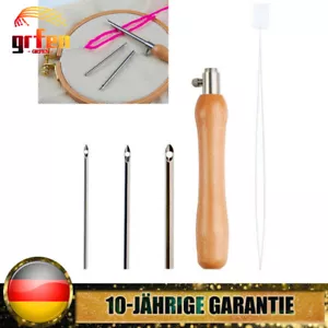 Stanznadel Set Punch Needle Kit DIY Stickerei für Erwachsene Anfänger Floss - Bild 1 von 12