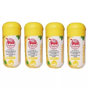 Taoyeablok Geruch Deodorant Pulver Natural Thai Herbal Alaun Antitranspirant 4 x 25g - Bild 1 von 12
