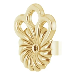 NUOVO! Orecchini Stabilizzatore Schienali 8mm Pad 14K Oro Giallo Bianco Rosa o Platino - Foto 1 di 7