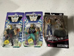 WWE The Fiend, Modellino Jake The Snake Roberts MOTU di Mattel & Natalya - Foto 1 di 13