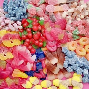 Pick and Mix Kilo bags of all types of sweets Vegan, Fizzy, Chocolate ,Gummy