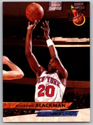 1993-94 ULTRA ROLANDO BLACKMAN NEW YORK KNICKS #125 - Image 1 of 2