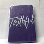 “Faithful” Christian artgifts Notebook Luxleather 3 3/4 X 5 5/8