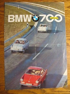 BMW 700 Luxux Prospekt 1961 1962, original - Bild 1 von 3