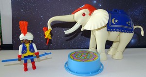 Preschool Toys Pretend Play U3224 Bebe Elephant Elephanteau 4235 4850 5628 5921 Cirque Playmobil Toys Hobbies