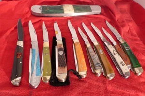 11 knife Trapper collection Steel Warrior-Rough Ride- Timber Wolf 11 knives qr - Picture 1 of 7