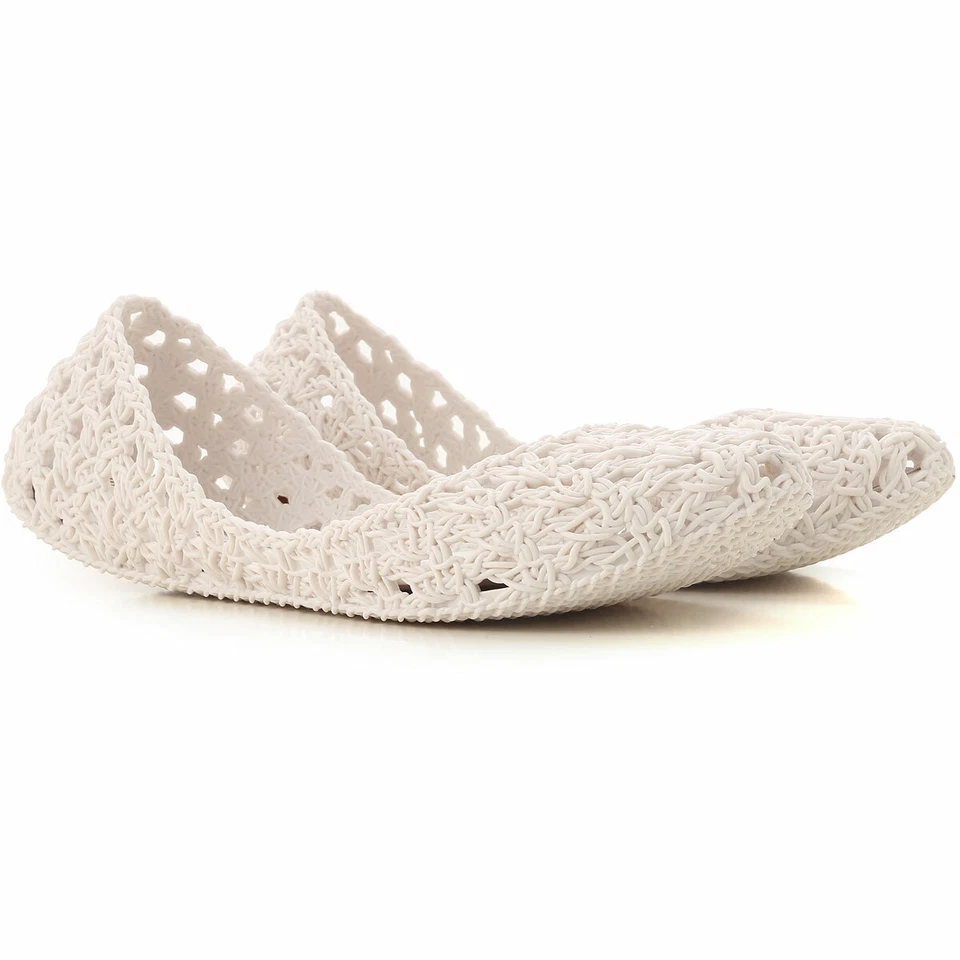 Bailarina plana de ganchillo Melissa + Campana Foto 1 de 4