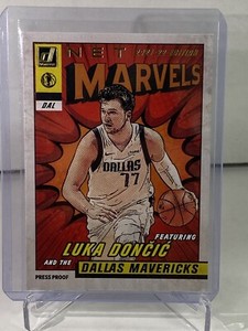 Luka Doncic 2021-22 Donruss Basketball Net Marvels Press Proof Gold #1