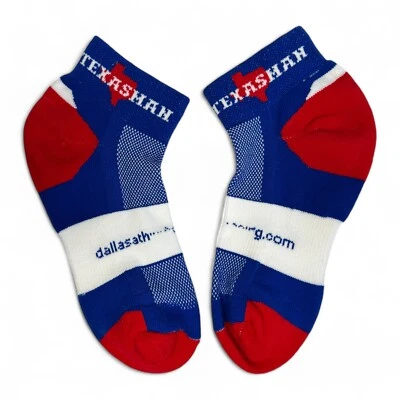Texasman Triathlon Dallas Athletic Racing Sock Low Cut Sz M Women 7-9 Men 6-8 - Image 1 of 3