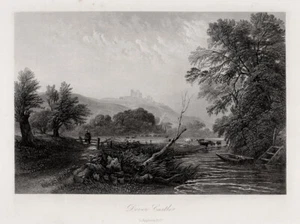 Dover Castle Kent, Echter Stahlstich um 1875 - Picture 1 of 2