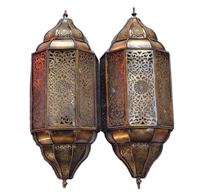 Traditional wall sconce 100% handmade Moroccan lighting , Luxurious wall sconce - Picture 1 of 7