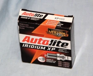 AUTOLITE XP103 Iridium XP Replacement Spark Plug(s) (4 Pack) - New - Picture 1 of 3