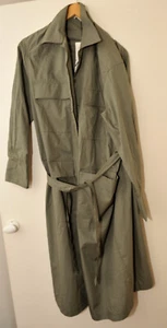 Traumhafte ZARA Long Lightweight Khaki Raincost. Multiposition Gürtel. Gr. XS. Neu - Bild 1 von 4