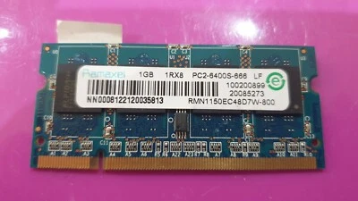 1GB Ramaxel (1x 1gb) sodimm DDRII RAM MEMORY DDR2 -1Rx8 PC2-6400s-666 LF laptop - Image 1 of 4