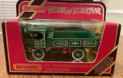 Matchbox Models Of Yesteryear 1918 Atkinson Model D Steam Wagon Y18  Limited Ed. - Image 1 of 4