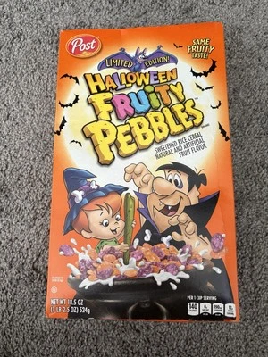*Read* Limited Edition Halloween Fruity Pebbles Cereal. Unopened, Expired!! - Image 1 of 4