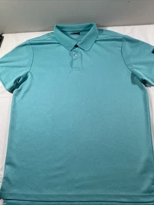 2 polos de golf PGA Tour para hombre azul verde $ marrón talla M E77 - Imagen 1 de 11