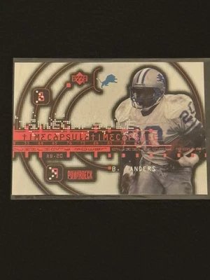 1999 Upper Deck PowerDeck #AUX-T2 Barry Sanders Time Capsule Auxiliary - Image 1 of 2