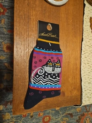 Calcetines Laurel Burch Cat nuevos con etiquetas Foto 1 de 3