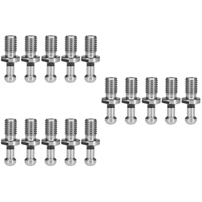  3 PCS Single Hole Pull Handle Wardrobe Door Knobs CAT40-45 Degree Stud - Image 1 of 4