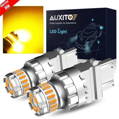 3157 3057 LED Front Turn Signal Light for GMC Sierra 1500 99-2013 Amber Canbus - Image 1 of 4