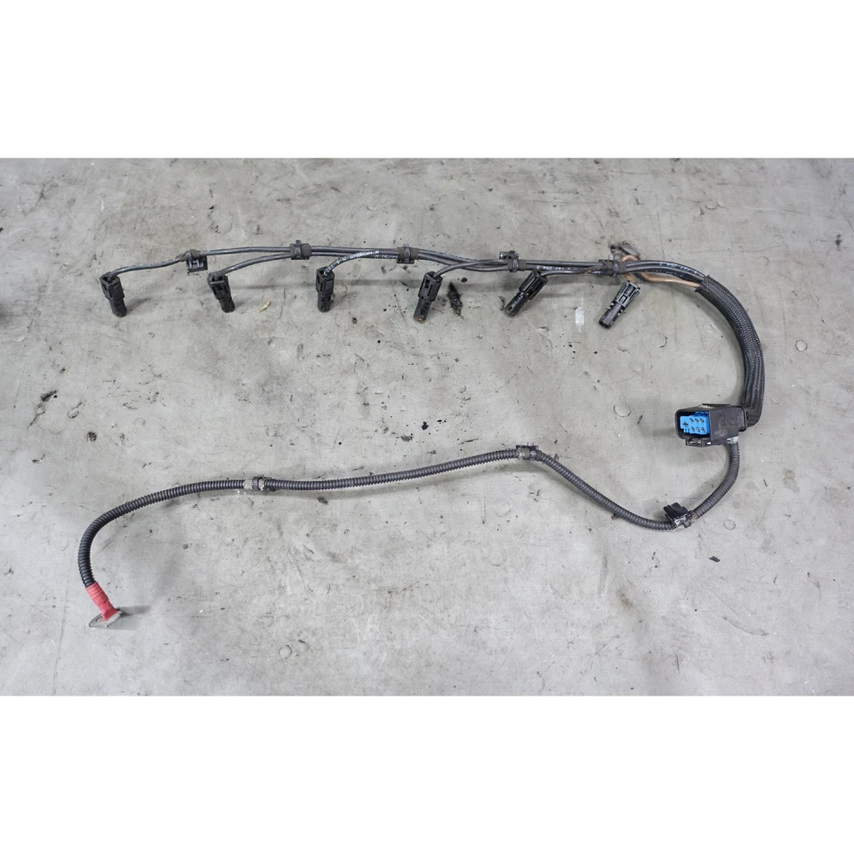 BMW F10 2014 535d F15 X5 35d N57 motor diésel 6 cilindros bujía incandescente arnés de cableado equipo original Foto 1 de 4