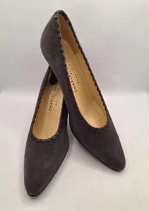 Damen-Pumps Charles Jourdan grau Wildleder Größe US 7,5 B UK 5,5 - Bild 1 von 11