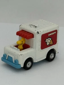 Vtg Aviva Snoopy Woodstock Peanuts Ice Cream Diecast Truck C19 1:64 Japan C19 - Picture 1 of 20