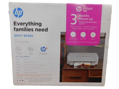 HP ENVY 6052e All-in-One Wireless Color Inkjet Photo Printer - Image 1 of 4