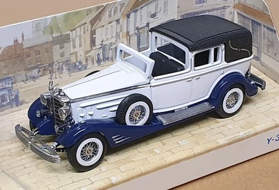Matchbox Appx 12cm Long Diecast Y-34B - 1933 Cadillac 452 V16 - White - Image 1 of 4
