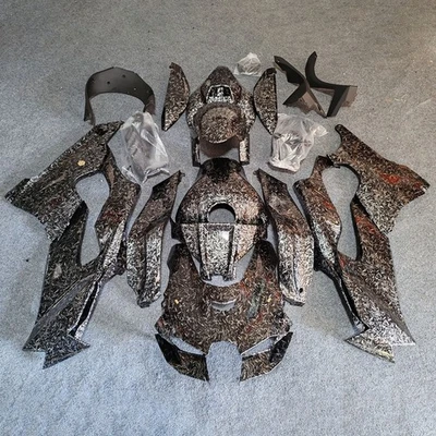 Kit de carenado moldeado por inyección color fibra carbono para Kawasaki ZX10R 2021-2025 Foto 1 de 4