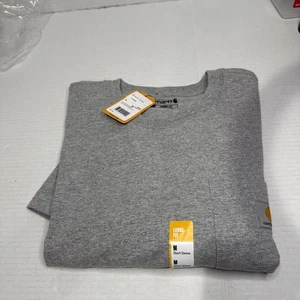 NUOVA MAGLIETTA UOMO CARHARTT LOOSE FIT S/S TASCABILE # K87 GRIGIA NUOVA $19,99 - Foto 1 di 5