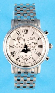 Maurice Lacroix Les Classiques Ref. LC1048 Chronograph Quarz Mondphase und Datum - Picture 1 of 2