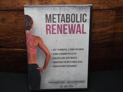 Metabolic Renewal Dr. Jade Teta Restore Body Workout 4-Phase DVD Set NEW - Image 1 of 4