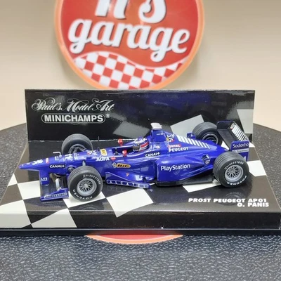 MINICHAMPS 1/43 Prost Peugeot AP01 Olivier Panis #11 430980011 - Image 1 of 4