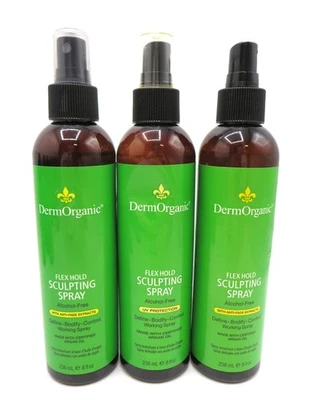DERMORGANIC SCULPTING SPRAY FLEXIBLE HOLD 8 OZ (Lot of 3) - Image 1 of 2