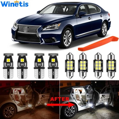 LED Interior Light Kit for Lexus LS460 LS600h White Dome Lights Bulbs Upgrade - Image 1 of 4