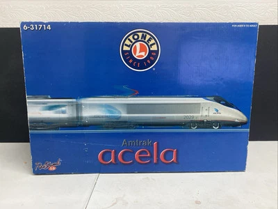 Lionel: Amtrak acela 6-31714 Full 5 Piece Set Excellent  in box J.200 - Image 1 of 4