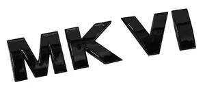 Rear Trunk Badge emblem " MKVI " RARE ALL BLACK for VW Golf Jetta MK6 - Picture 1 of 1