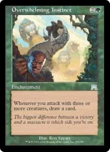 MTG - OVERWHELMING INSTINCT - Onslaught (U) - Image 1 of 1